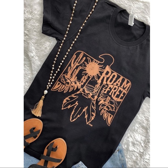 ROAM FREE TEE-BLACK - Picture 3 of 3